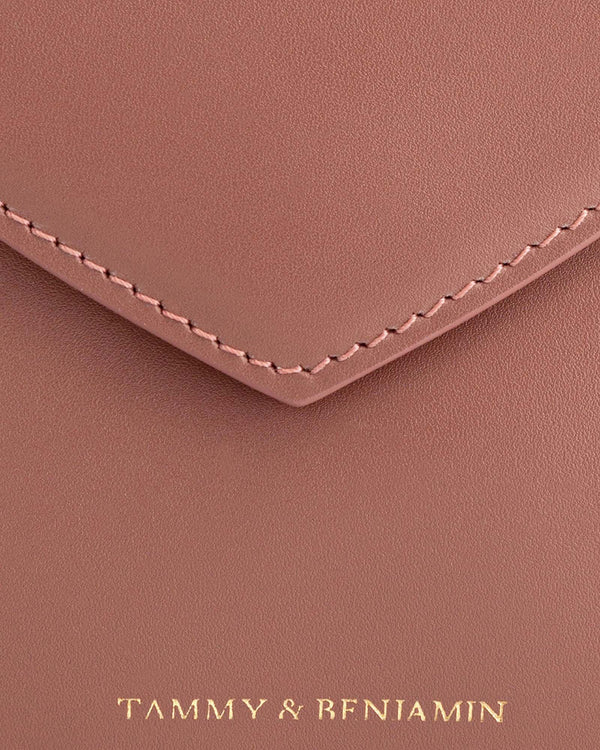 GABRIELLE POUCH - SMOKED PINK