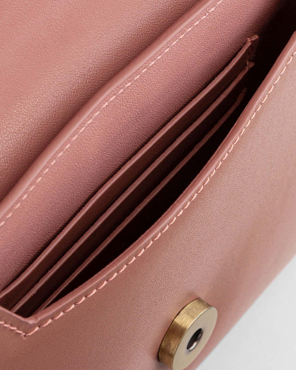 GABRIELLE POUCH - SMOKED PINK