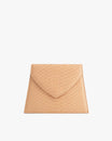POCHETTE GABRIELLE - Pêche - Embossé Python