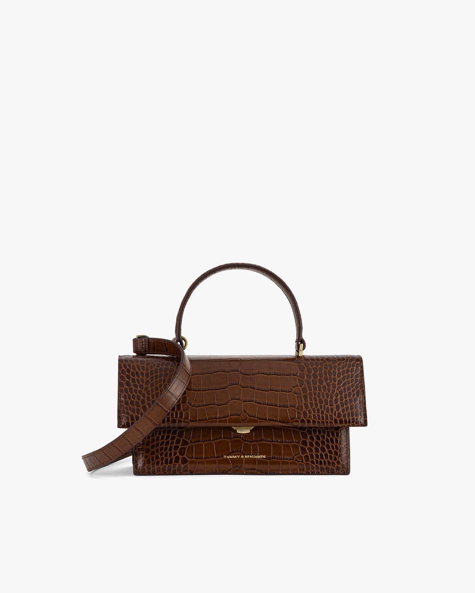 THEA - Brown - Lizard embossed - Bradery